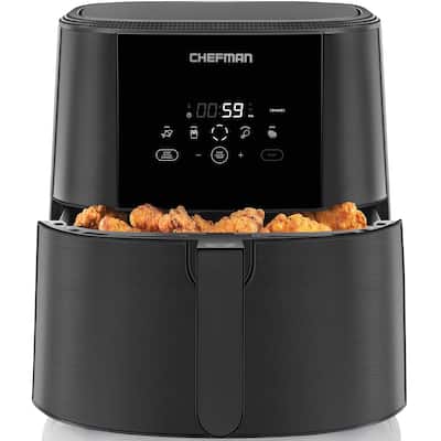 Air Fryer, 8-Quart Family Size, One-Touch Digital Controls for Healthy Cooking, Presets for French Fries, Chicken, Meat, Fish