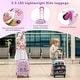 preview thumbnail 8 of 38, Costway 5 PCS Kids Luggage Set with Backpack Neck Pillow Luggage Tag - See Details