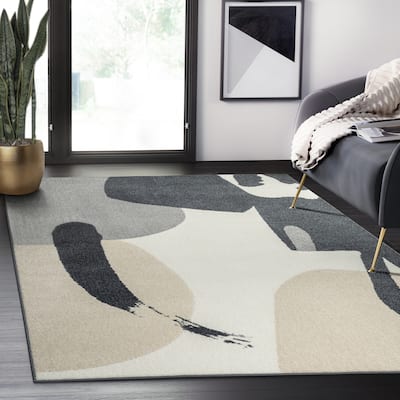 Abani Rugs Nuevo NUE280A Modern Artsy Area Rug