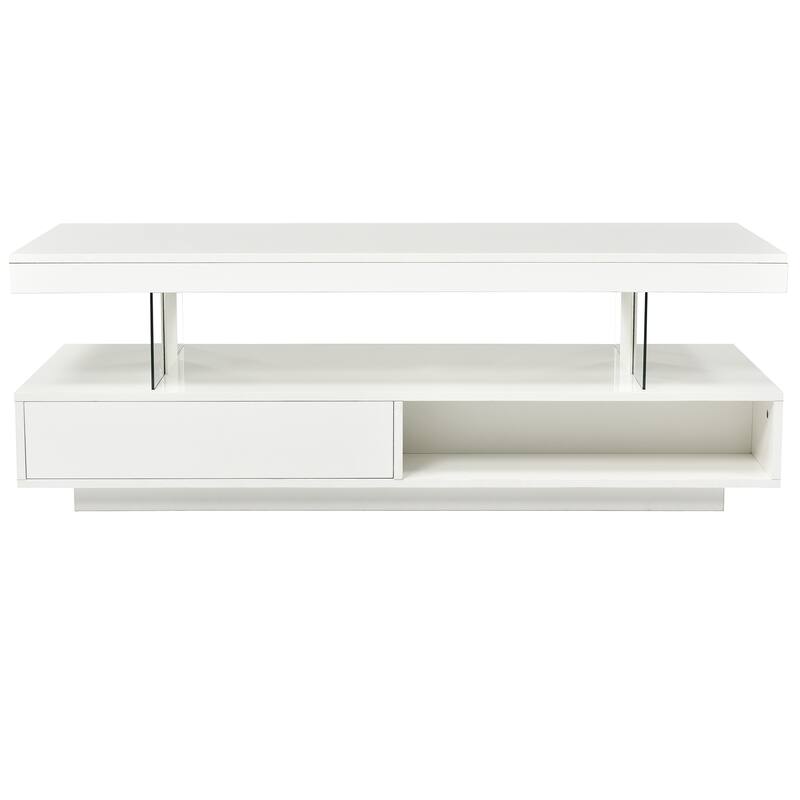 LED Coffee Table with Storage