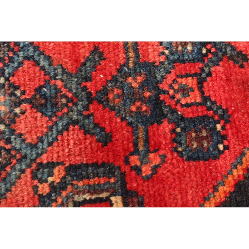 ECARPETGALLERY Hand-knotted Andelz Red Wool Rug - 4'1 x 6'7