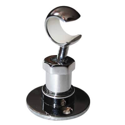 Twist-In Bracket Chrome Bathroom Shower Part Replacement Renovators Supply