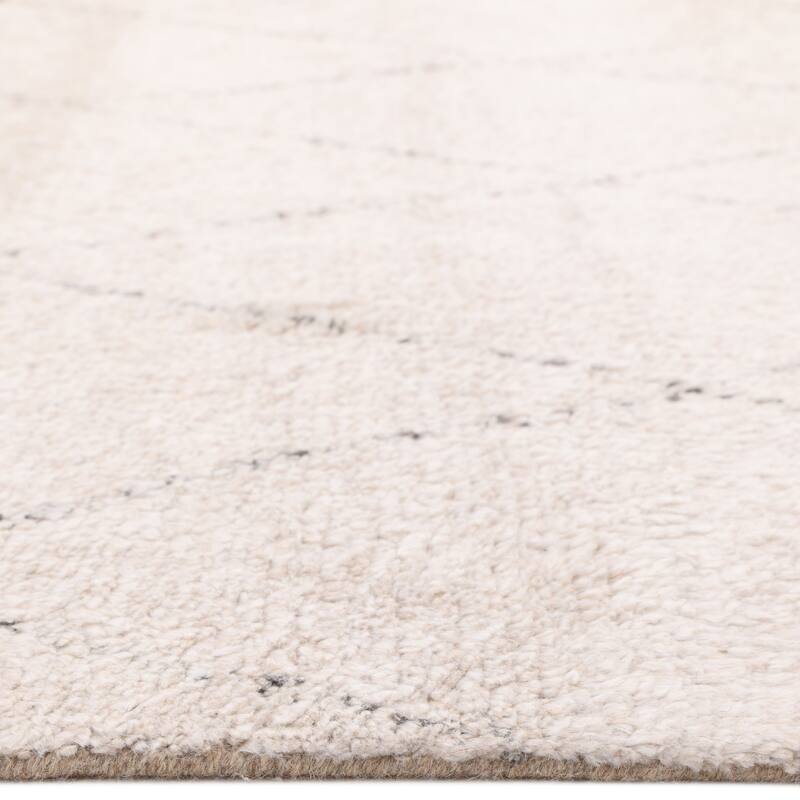 Overton Handmade Shaggy Boho Moroccan Area Rug