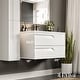 preview thumbnail 2 of 3, EVIVA Joyous 39 Inch White Wall Mounted Bathroom Vanity