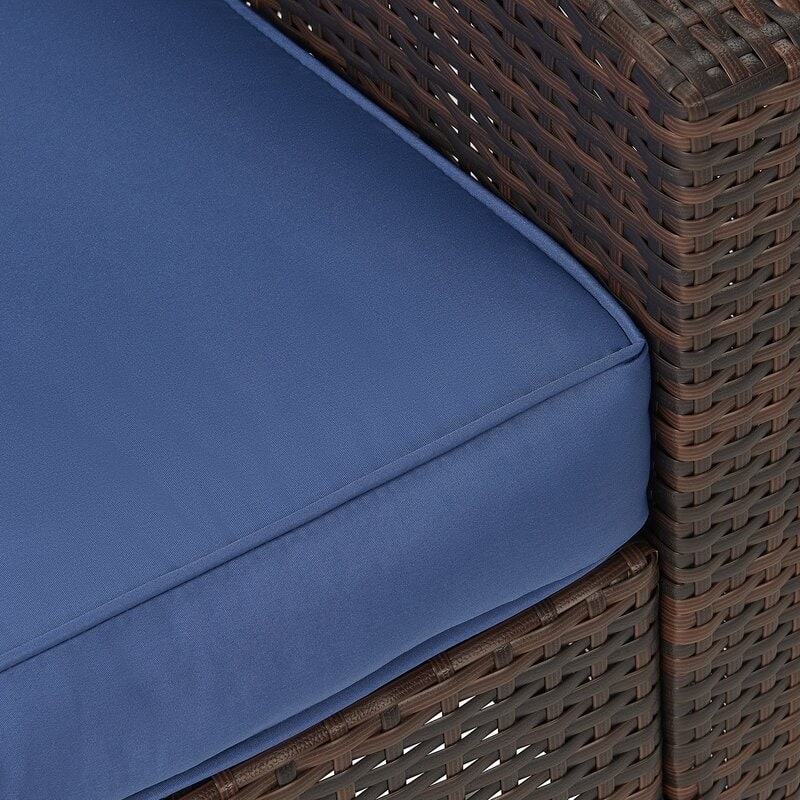 6-Piece Outdoor Wicker Patio Conversation Set