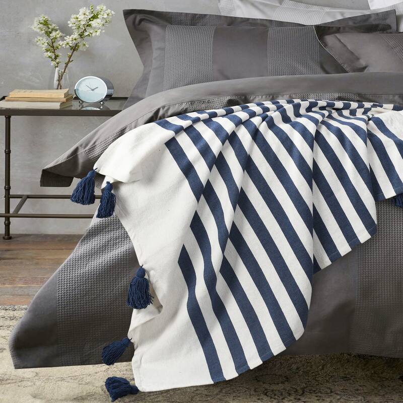 Sevita Hand-Woven Cotton Standard Size Throw Blanket