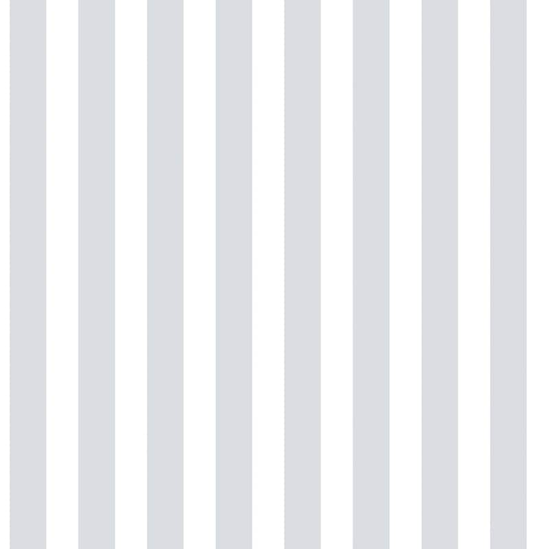 Galerie Wallcoverings Just 4 Kids 2 Medium Stripe Non-woven Matte Wallpaper Roll - 33 feet x 21 inches - Grey