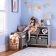preview thumbnail 11 of 14, Martha Stewart Living and Learning Collection Kids' Corner Nook Grey