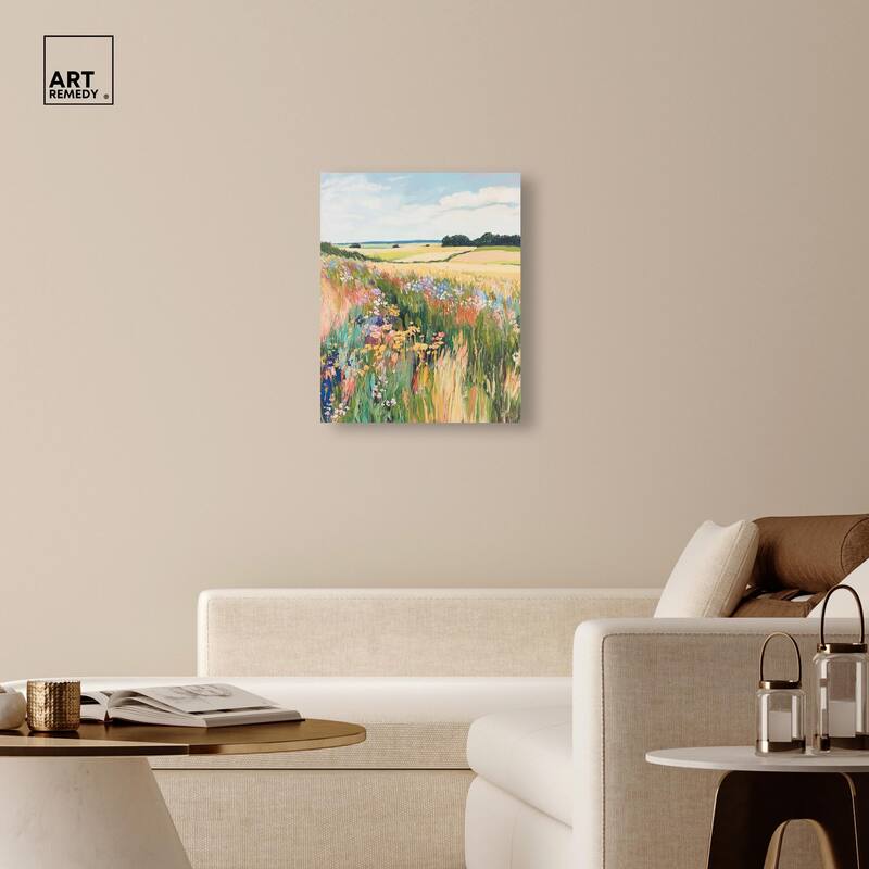 Open Field I Canvas by Art Remedy, Gallery Wrapped
