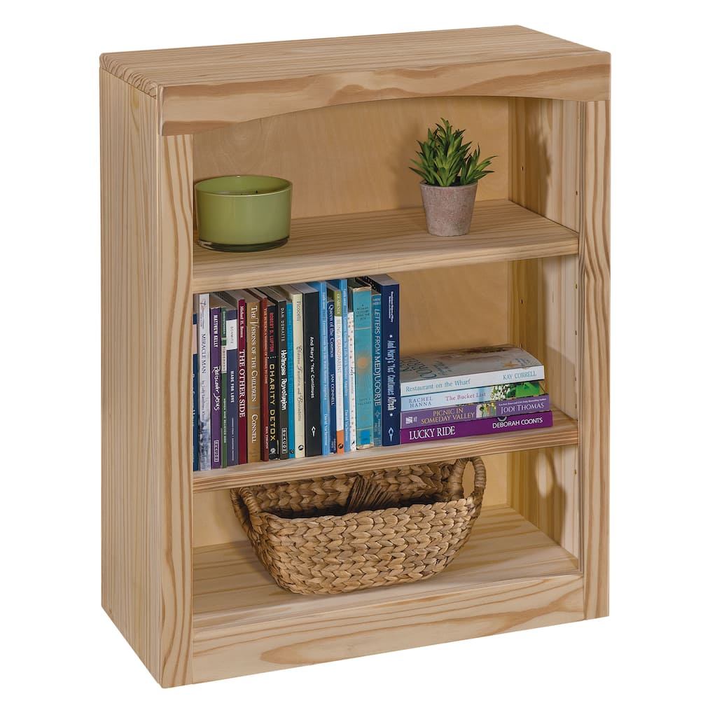 Arch+Haven Unfinished Solid Pine Bookcase