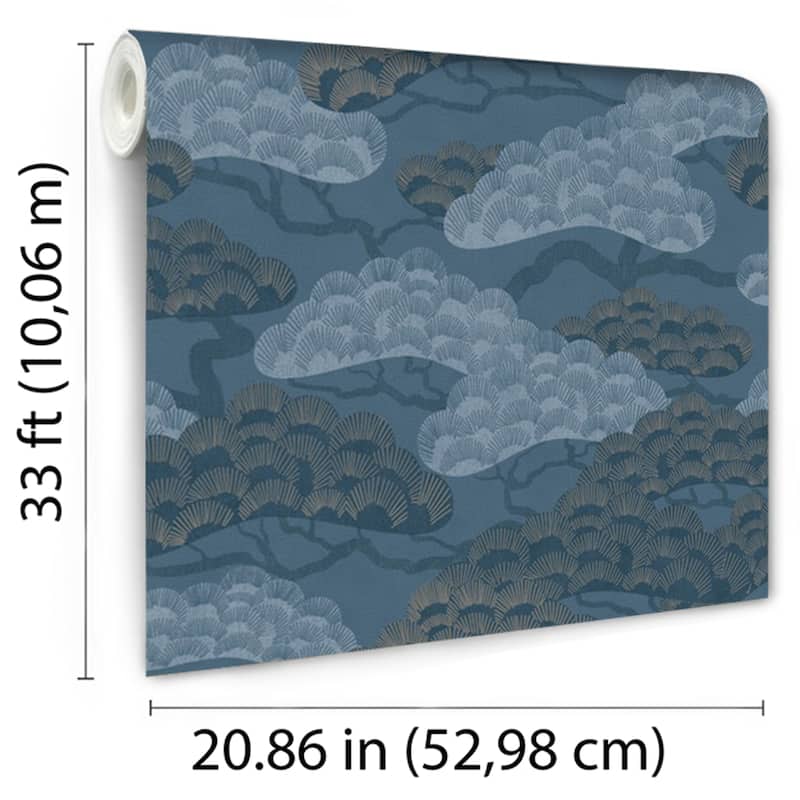 Veer Decor Bonsai Grove Wallpaper