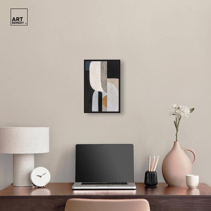 Interlocking Segments II Canvas by Art Remedy