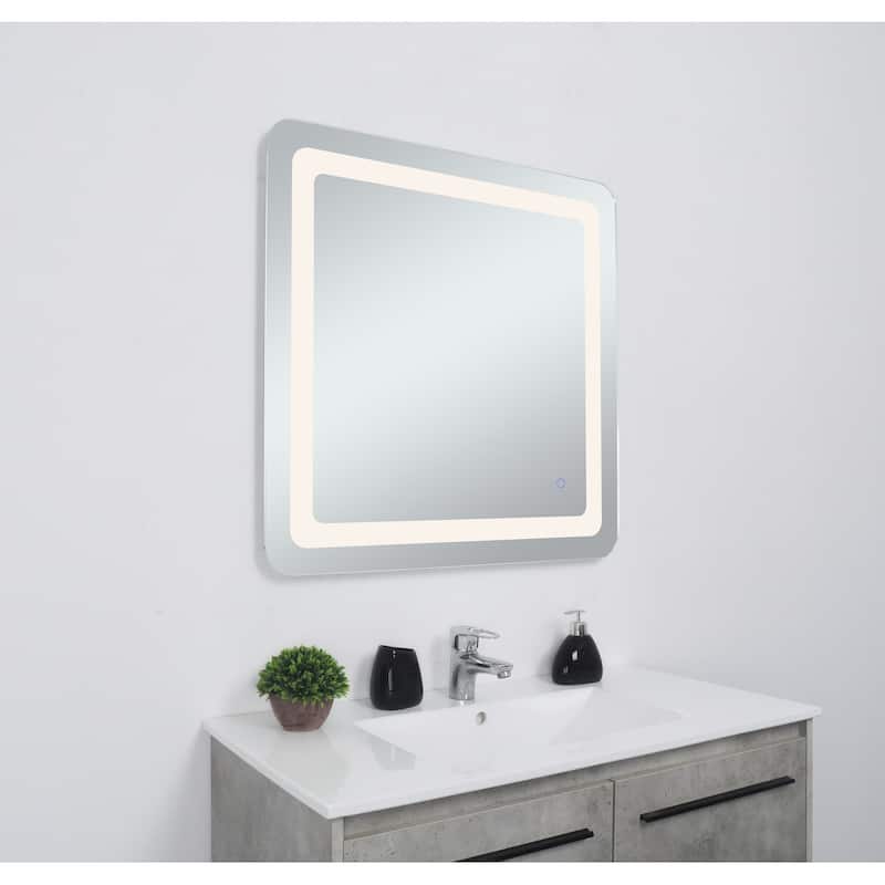 Indigo Home 30in x 30in soft edge LED mirror