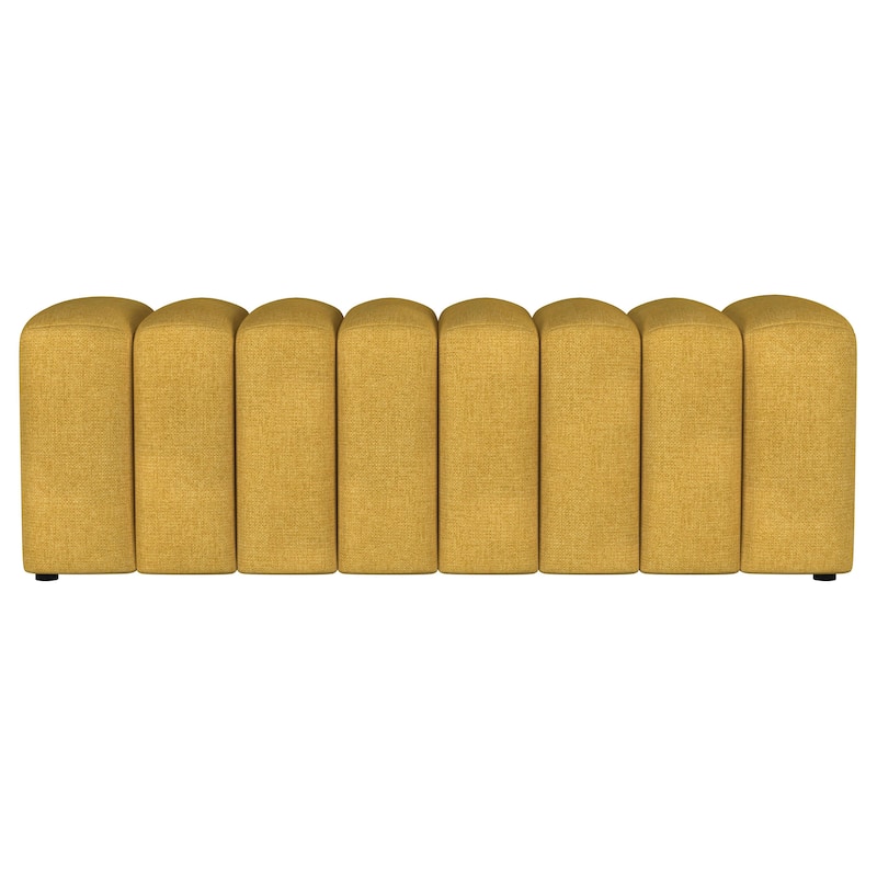 Summer Fabric Upholstered Tufted Accent Bench
