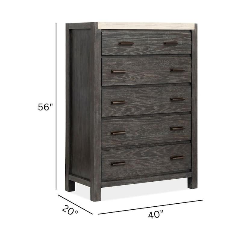 Magnussen Home Plum Creek Ravenwood Black Drawer Chest