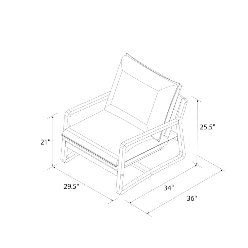 Avenue Greene Janae Sling Accent Chair