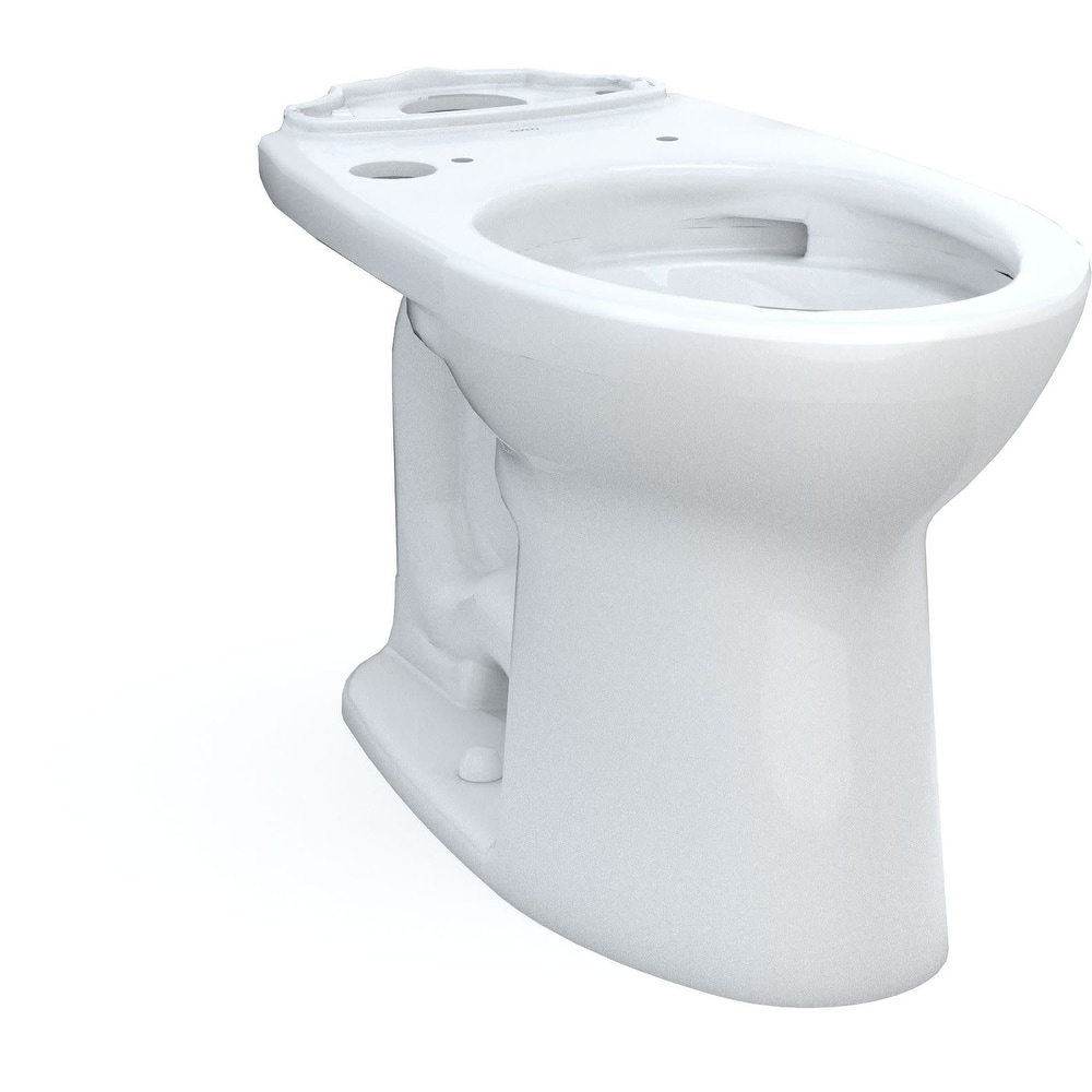 TOTO Drake Elongated Universal Height Tornado Flush Toilet Bowl with
