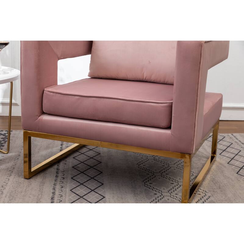 Contemporary Upholstered Accent Arm Chair