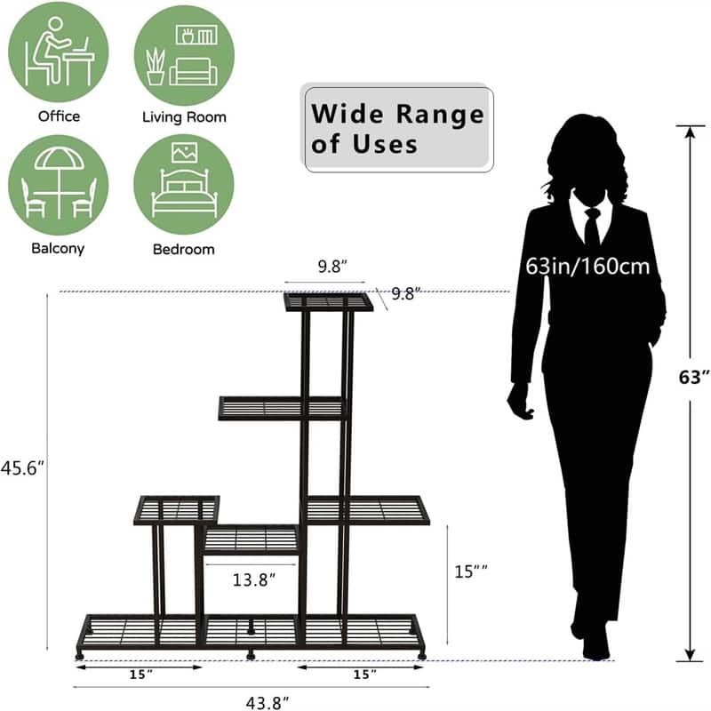 5 Tiers Multifunctional Plant Stands for Indoor Plants