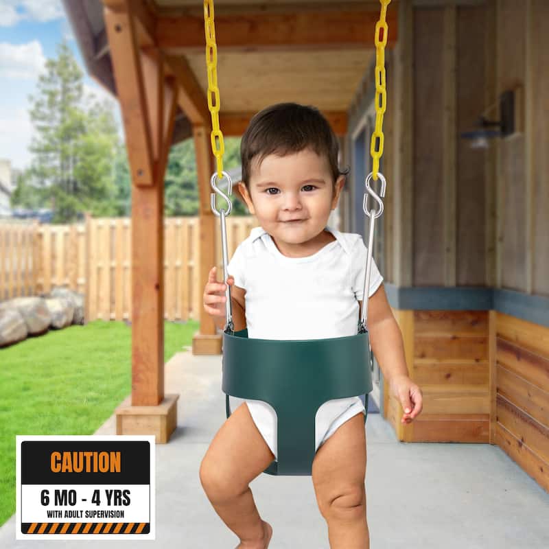 Sorbus Swing Seat, 68inch Rust-Resistant Chain, Support 220lb for Kids Outdoor Play (Set of 1 and Set of 2)