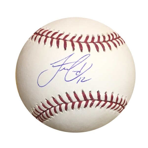 Shop Francisco Lindor Autographed MLB Authentic Signed ...
