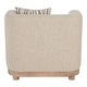 preview thumbnail 16 of 14, Furniture of America Solace Modern 3-Piece Light Brown Solid Wood Sofa Set with Accent Pillows