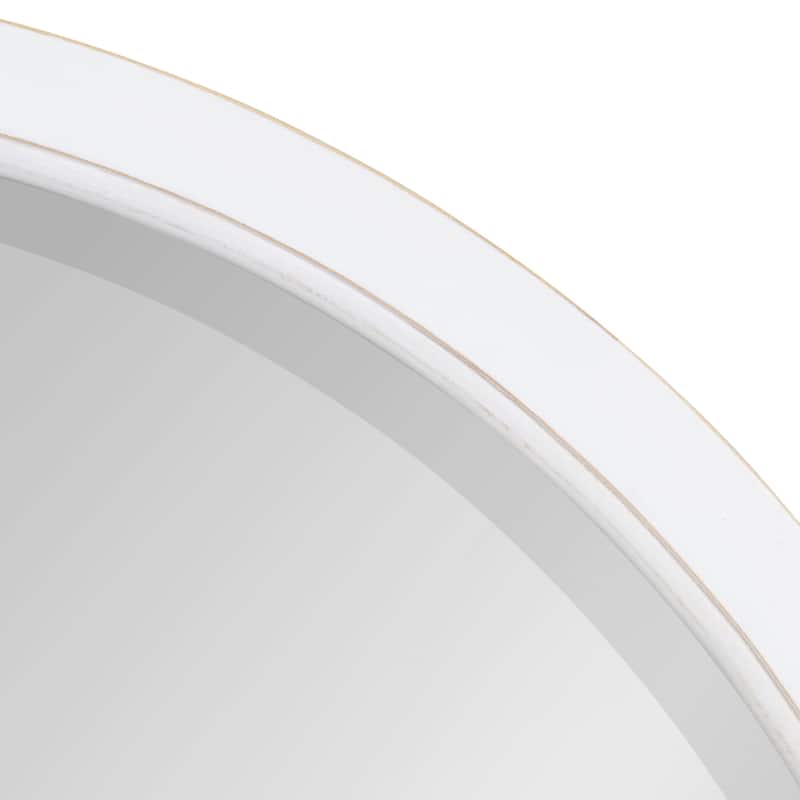 Kate and Laurel Hogan Round Framed Wall Mirror