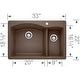 preview thumbnail 2 of 2, Blanco Diamond 22-In X 33-In Double-Basin Multi-Mount Kitchen Sink - 22" x 33" x 9.5" - 22" x 33" x 9.5"