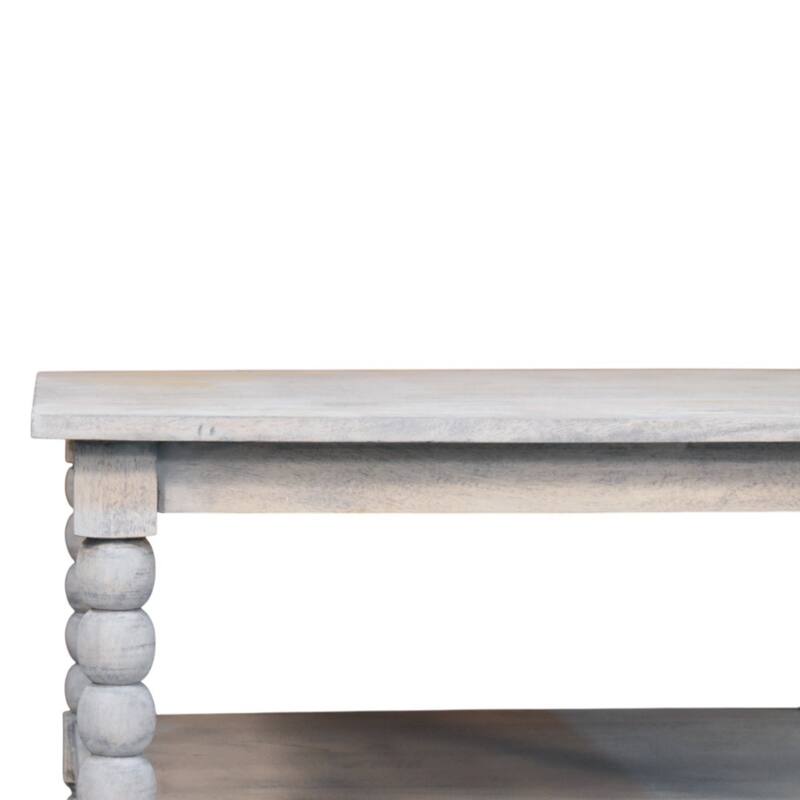 Artisan Furniture Solid Wood Barclay Acid Wash Coffee Table , Brown