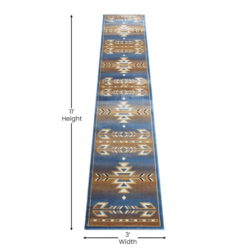 Multipurpose Southwestern Style Patterned Indoor Area Rug