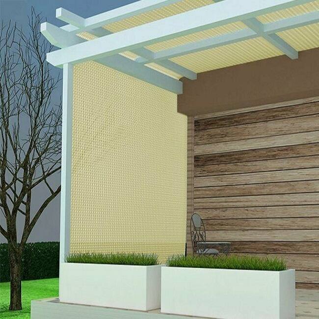 Shatex 90% UV 6ftx50ft Heavy Shade Fabric Roll Sunscreen Sun Shelter Wheat - 6ftx 50ft