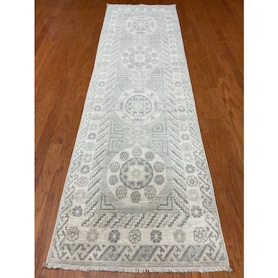 HERAT ORIENTAL Handmade Oushak Wool Runner - 2'7" x 8'11"