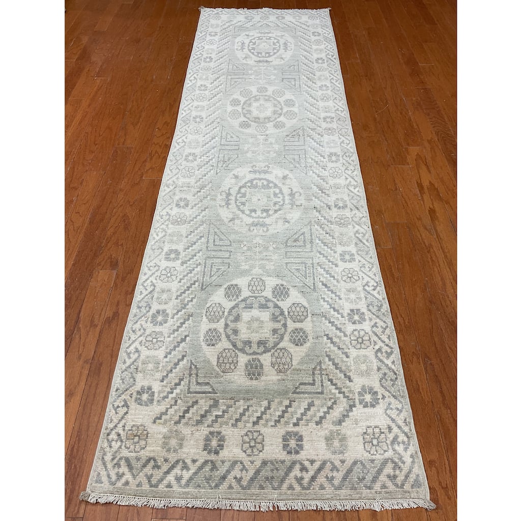 HERAT ORIENTAL Handmade Oushak Wool Runner - 2'7" x 8'11"