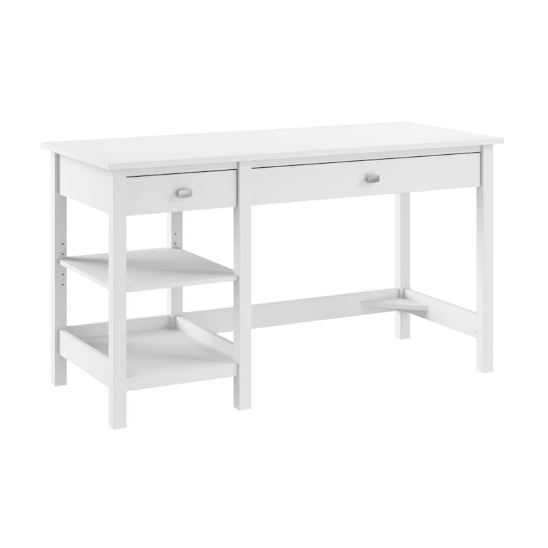 Broadview 54W Computer Desk with Shelves by Bush Furniture