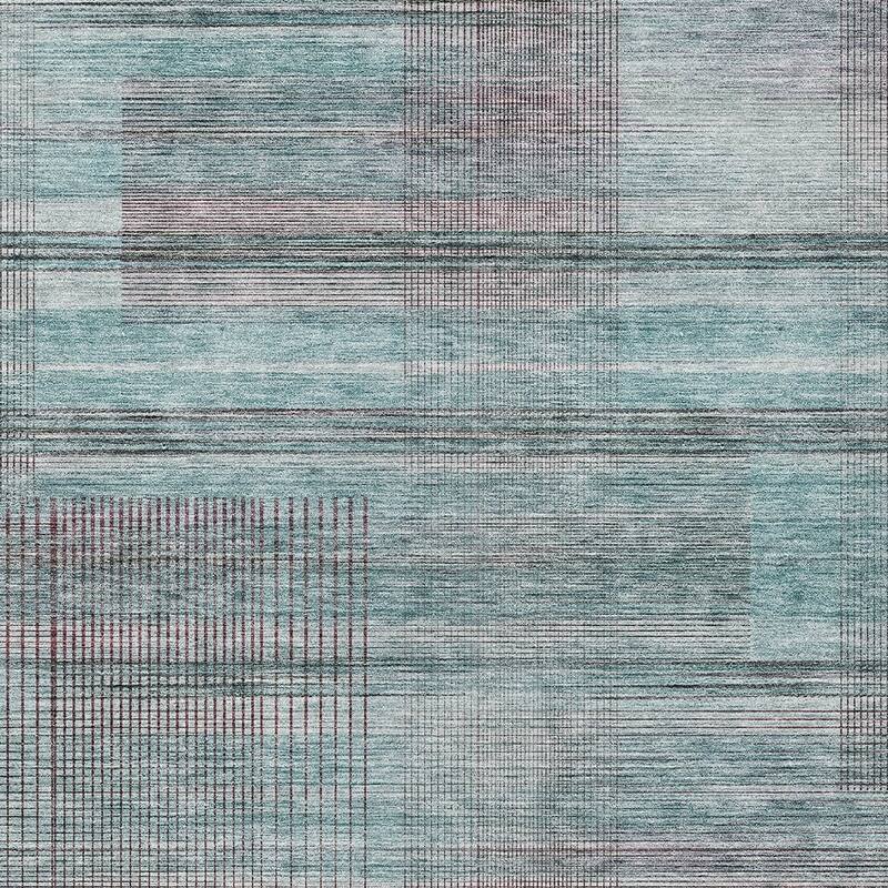 HomeRoots Striped Transitional Rectangle Outdoor Rug