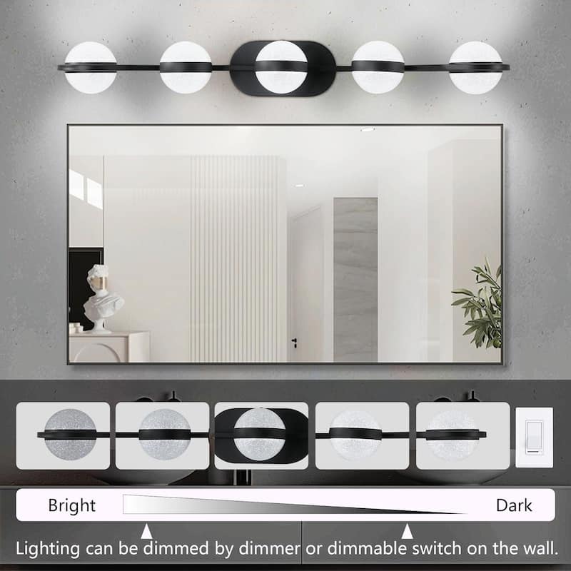 Vanity Lights With 4/5/6 LED Bulbs For Bathroom Lighting