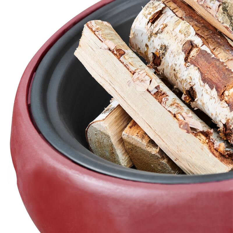Teamson Home Outdoor 20.87" Wood Burning Fire Pit