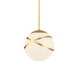 preview thumbnail 7 of 5, Minka Lavery 5431 Batignolles 10" Wide Mini Pendant with White Glass
