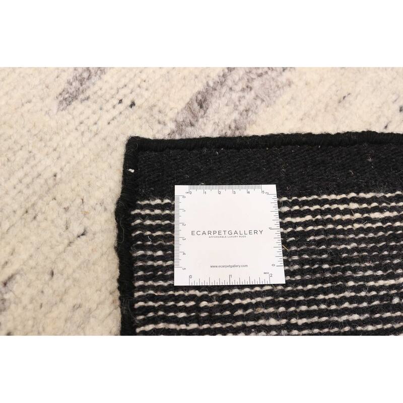 ECARPETGALLERY Hand-knotted Tangier Ivory Wool Rug - 8'1 x 10'0