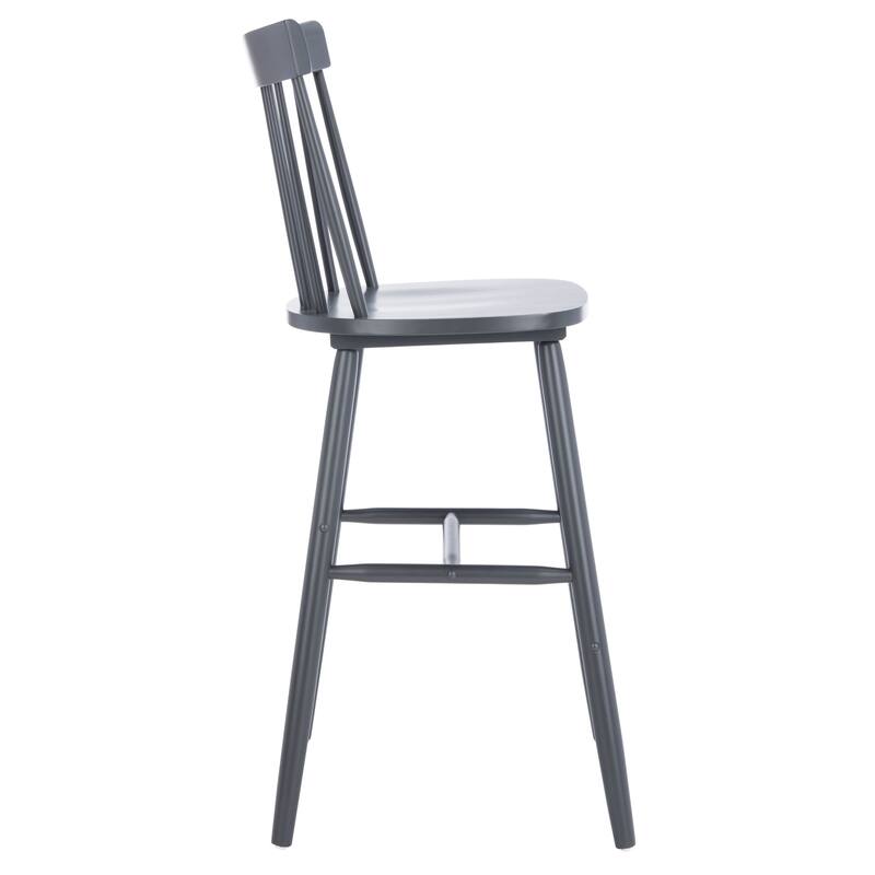 SAFAVIEH Belva 30-inch Spindle Farmhouse Bar Stool (Set of 2) - 20" W x 21" D x 44" H - 20"W x 21"D x 44"H