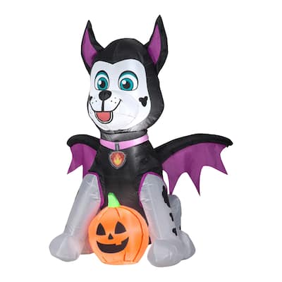 National Tree Company Halloween Inflatable Decoration, Black, Marshall from Paw Patrol, Self Inflating, Plug In, 38 Inches