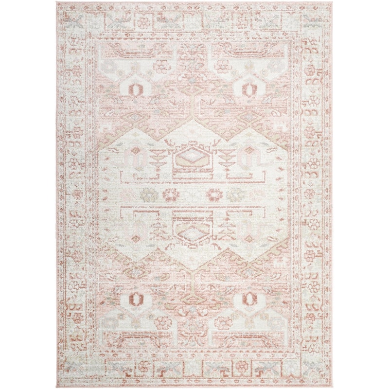 Livabliss Vintage St Tropez Medallion Area Rug