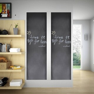 vidaXL Wall Sticker Blackboard Self Adhesive Chalkboard 2 Rolls with Chalks