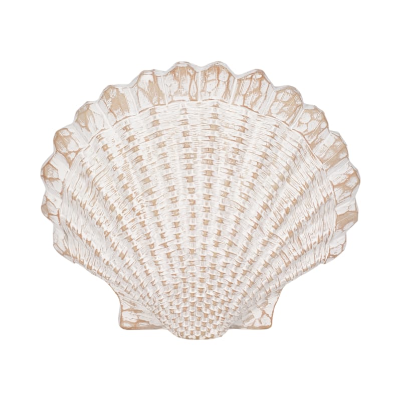 Sagebrook Home Ceramic Shell Figurine - Elegant Home Decor Accent Piece