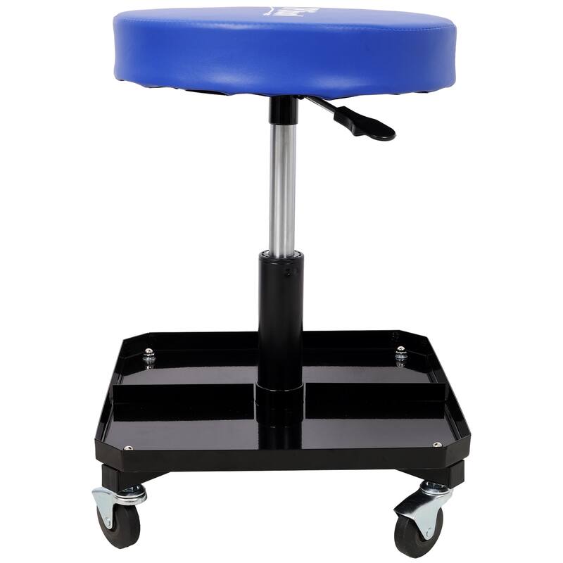 250 LBS Rolling Pneumatic Creeper Garage,Adjustable Mechanic Stool with Tool Tray Storage