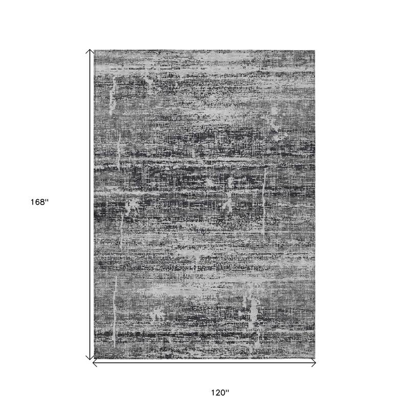 HomeRoots Abstract Transitional Rectangle Outdoor Rug