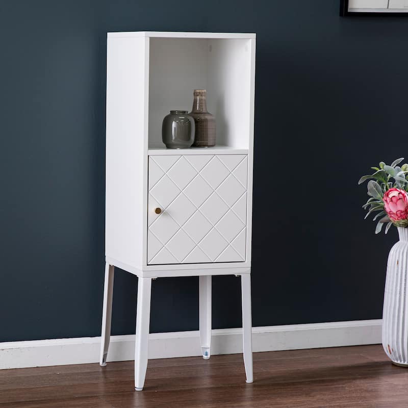 SEI Furniture Hallack Contemporary Wood Cabinet