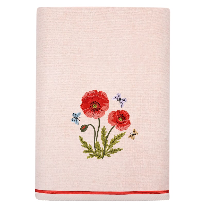 Authentic Hotel and Spa Turkish Cotton Polly 4 PC Towel Set - Blush