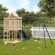 preview thumbnail 10 of 16, vidaXL Swing Set Outdoor Backyard Wooden Playground Equipment for Kids Age 3-8 142.5" x 146.9" x 93.7" Pine