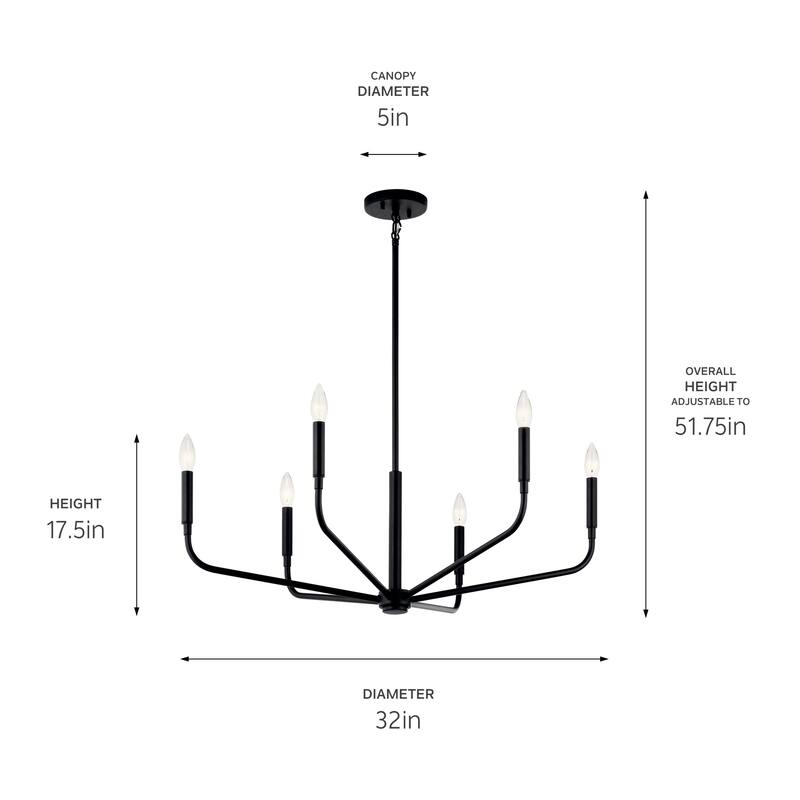 Kichler Lighting Madden Candle Chandelier